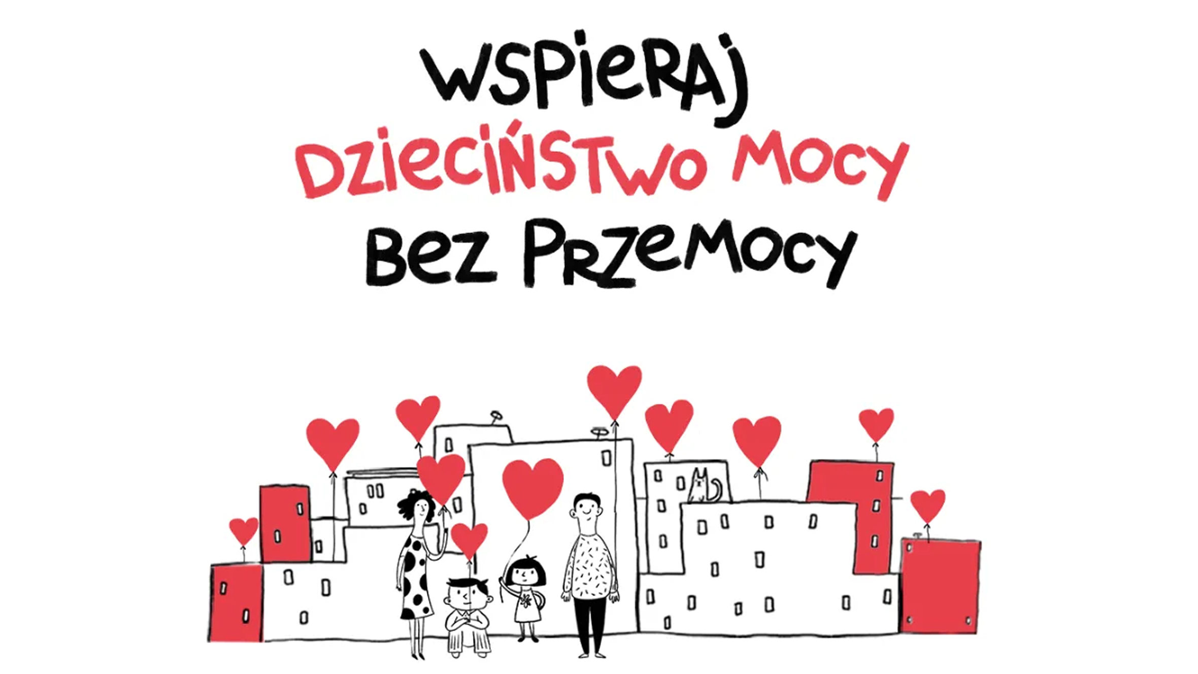 Plakat - „Dzieciństwo bez przemocy”