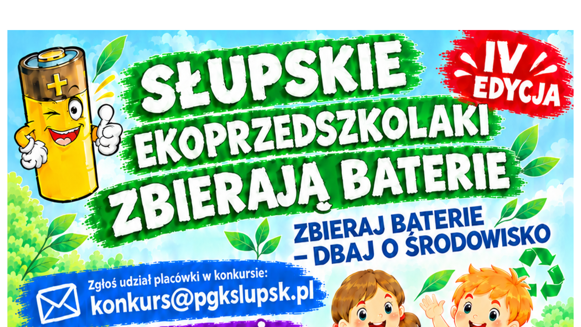 Słupskie ekoprzedszkolaki zbierają baterie - IV edycja